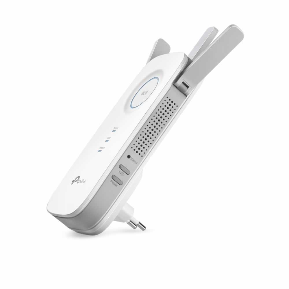 Repetidor Wi fi TP Link TL RE450 1750 Mbps Gigabit Crystal Informatica