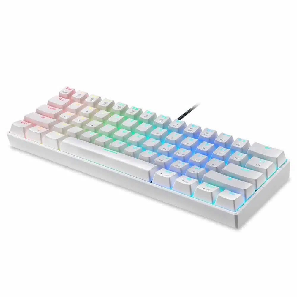 Teclado Mecânico Gamer Motospeed CK61 Essential - Crystal Informática