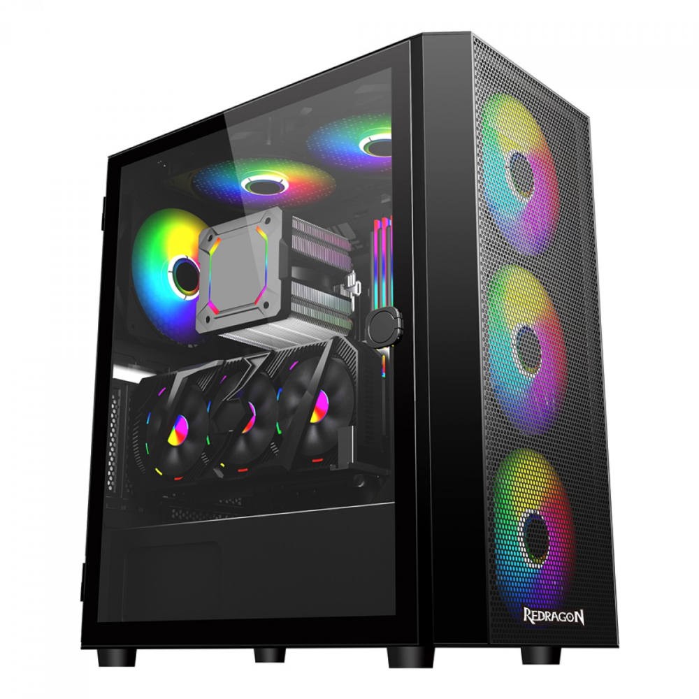 Gabinete Gamer Redragon Skyfire GC-XA211 Sem FAN - Crystal Informática