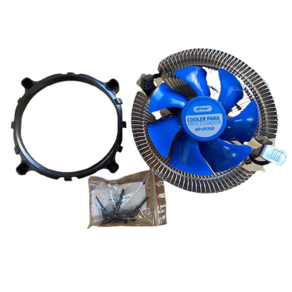 Cooler Universal Intel e AMD Knup KP-VR300 - Crystal Informática
