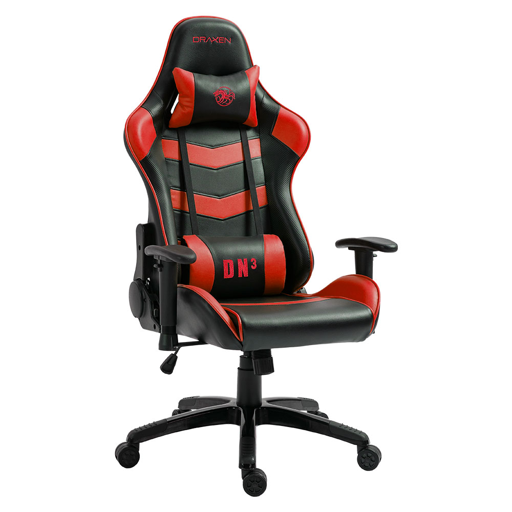 Cadeira Gamer Draxen DN3 Preto e Vermelho DN003/RD - Crystal