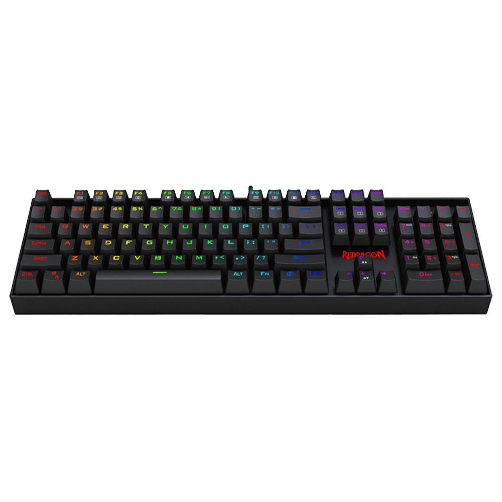 Teclado Gamer Mecânico Redragon Mitra RGB K551RGB-1 - Crystal