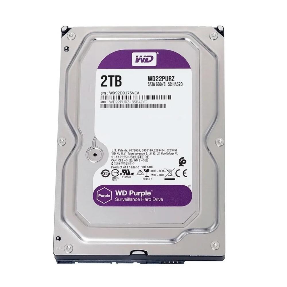 HD Purple 2TB Western Digital Purple SATA III 64mb WD22PURZ