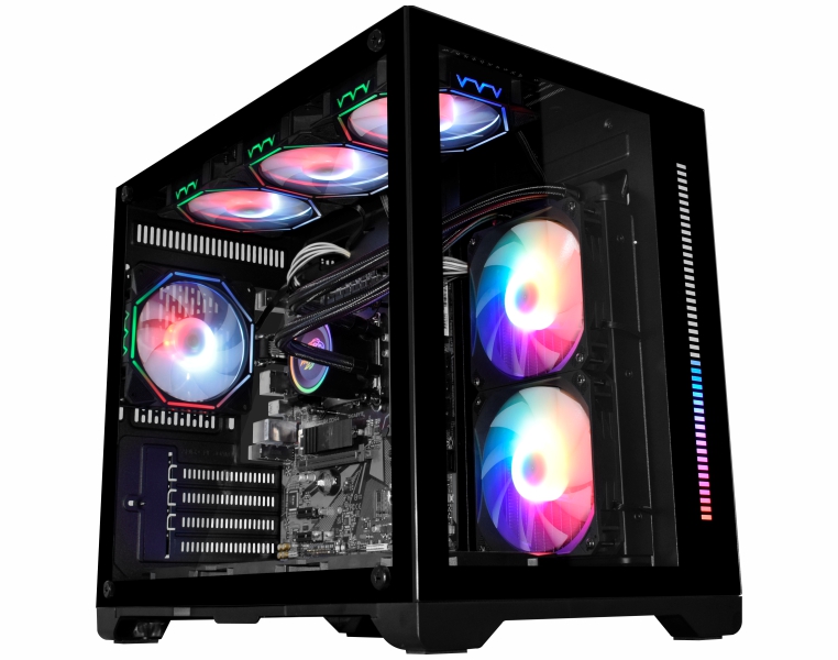 Gabinete Gamer K-mex Space X Open Frame CG-412A - Crystal Informática