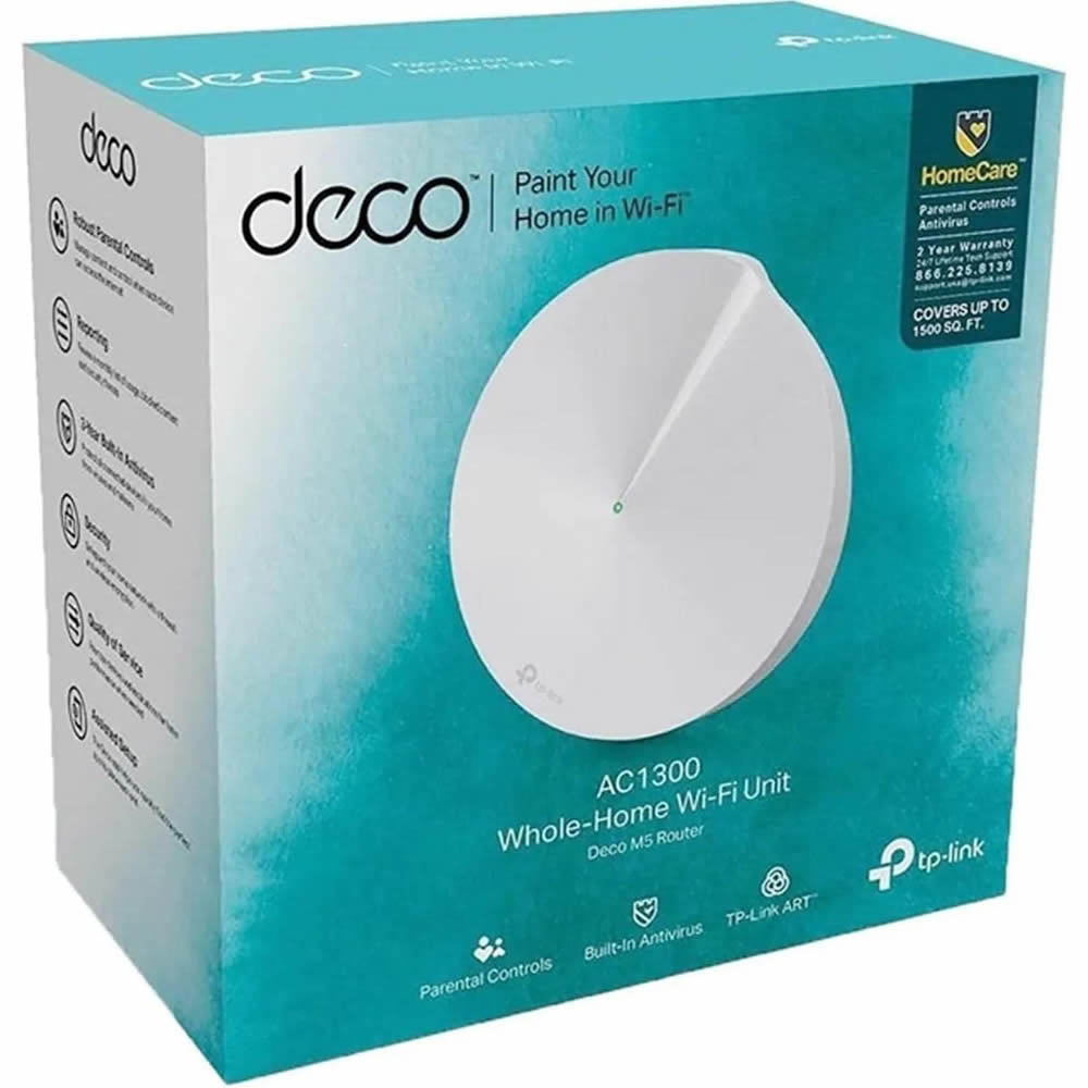 Roteador Wireless TP-Link Deco M5 - Crystal Informática