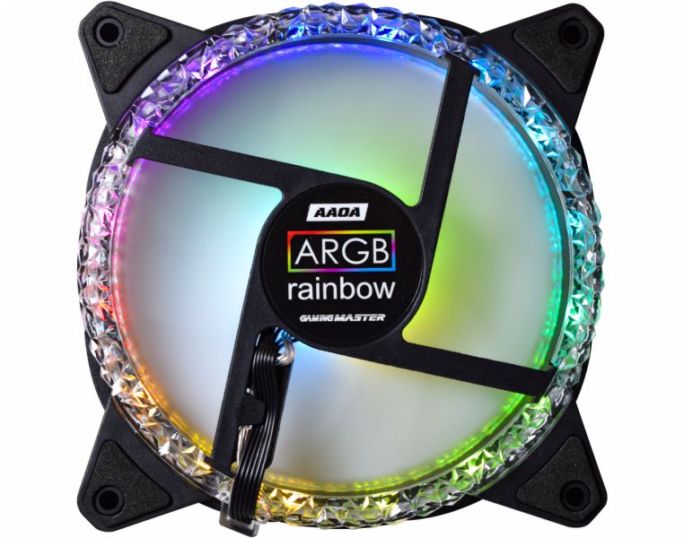 Kit Cooler FAN 120 mm K-mex ARGB AAOA Star Ritmico - Crystal