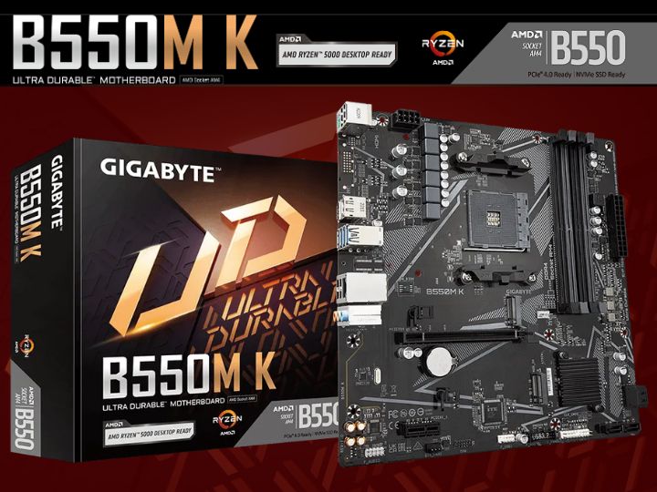 Placa Mãe Gigabyte B550M K - Crystal Informática