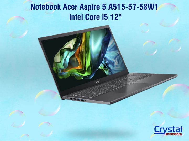 Notebook Acer Aspire 5, i5-12450H, 8GB, SSD 256GB, Windows 11 Pro