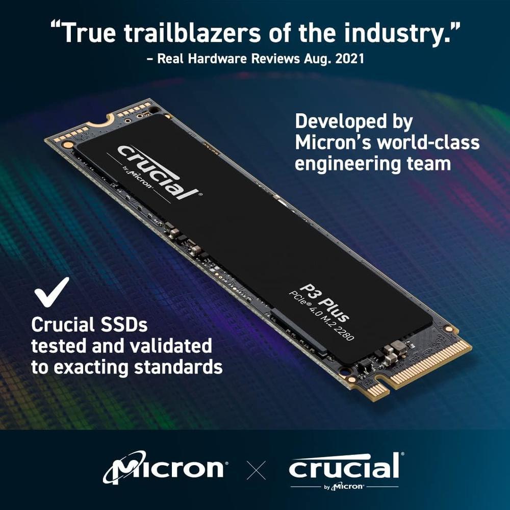 内蔵型SSD TLTET M.2 2280 NVMe SSD 4TB SSD 4TB Crucial M.2 NVMe CT4000P3PSSD8 - Crystal Informática