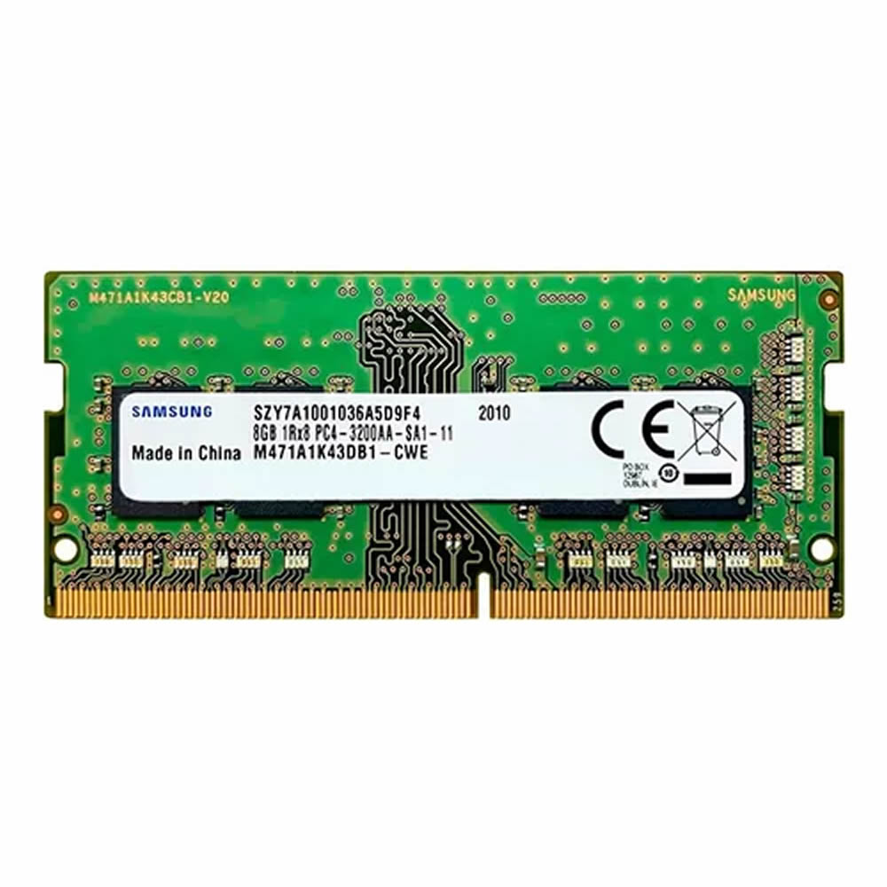 Memória Notebook 8GB DDR4 3200 MHz Samsung - Crystal Informática