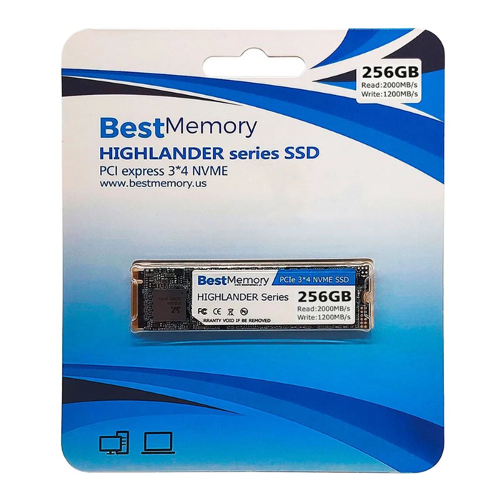 SSD 256GB M.2 NVMe Best Memory - Velocidade e Confiabilidade