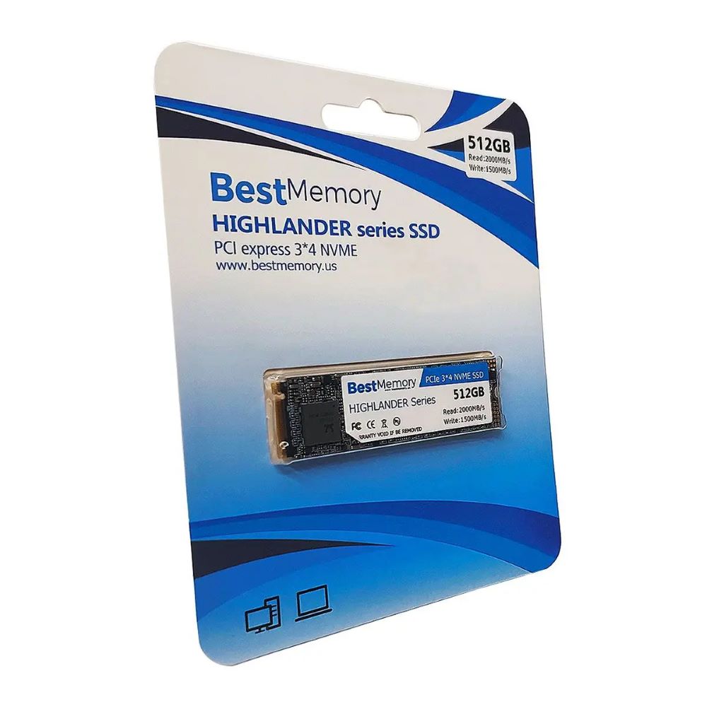 M.2 2280 NVMe SSD512GB×2 SSD 512GB M.2 NVMe Best Memory SSD512GBPCIE - Crystal Informática