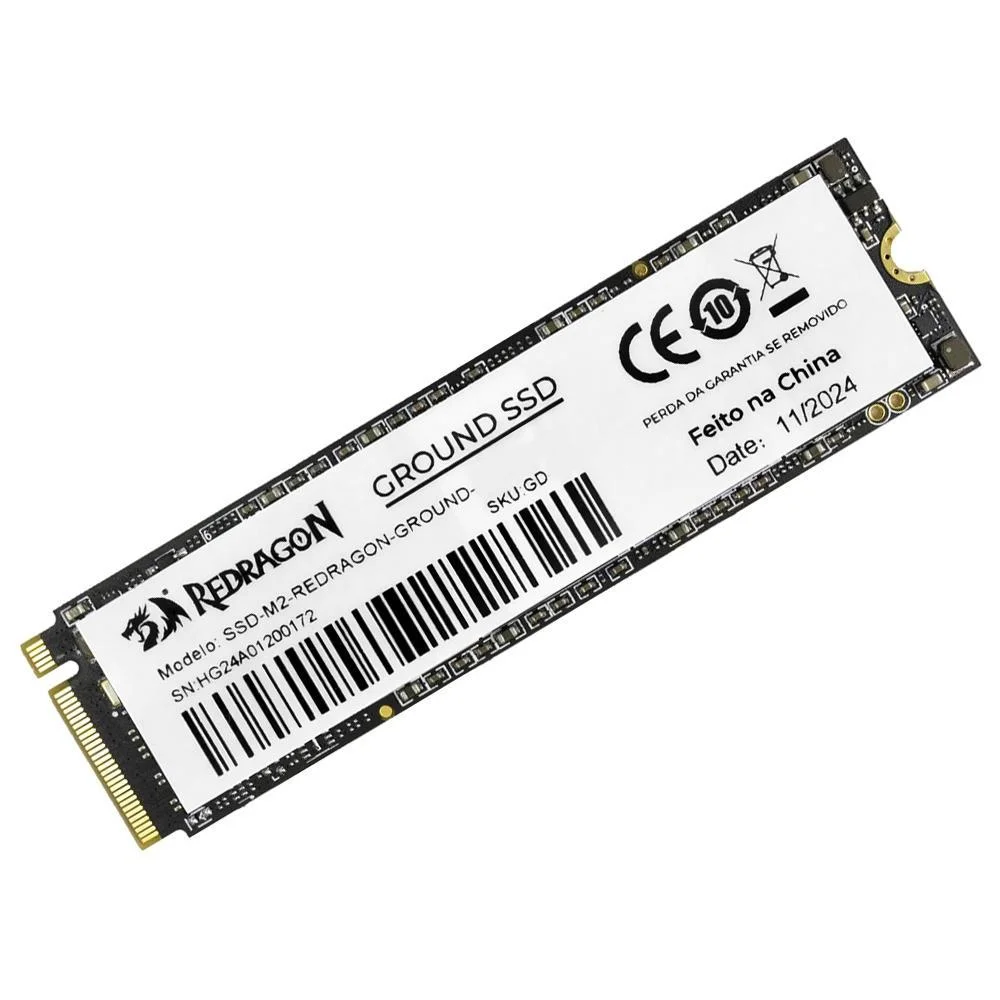 SSD 256GB M.2 NVMe Redragon Ground GD-410, PCIe, 1175MB/s, 3D TLC