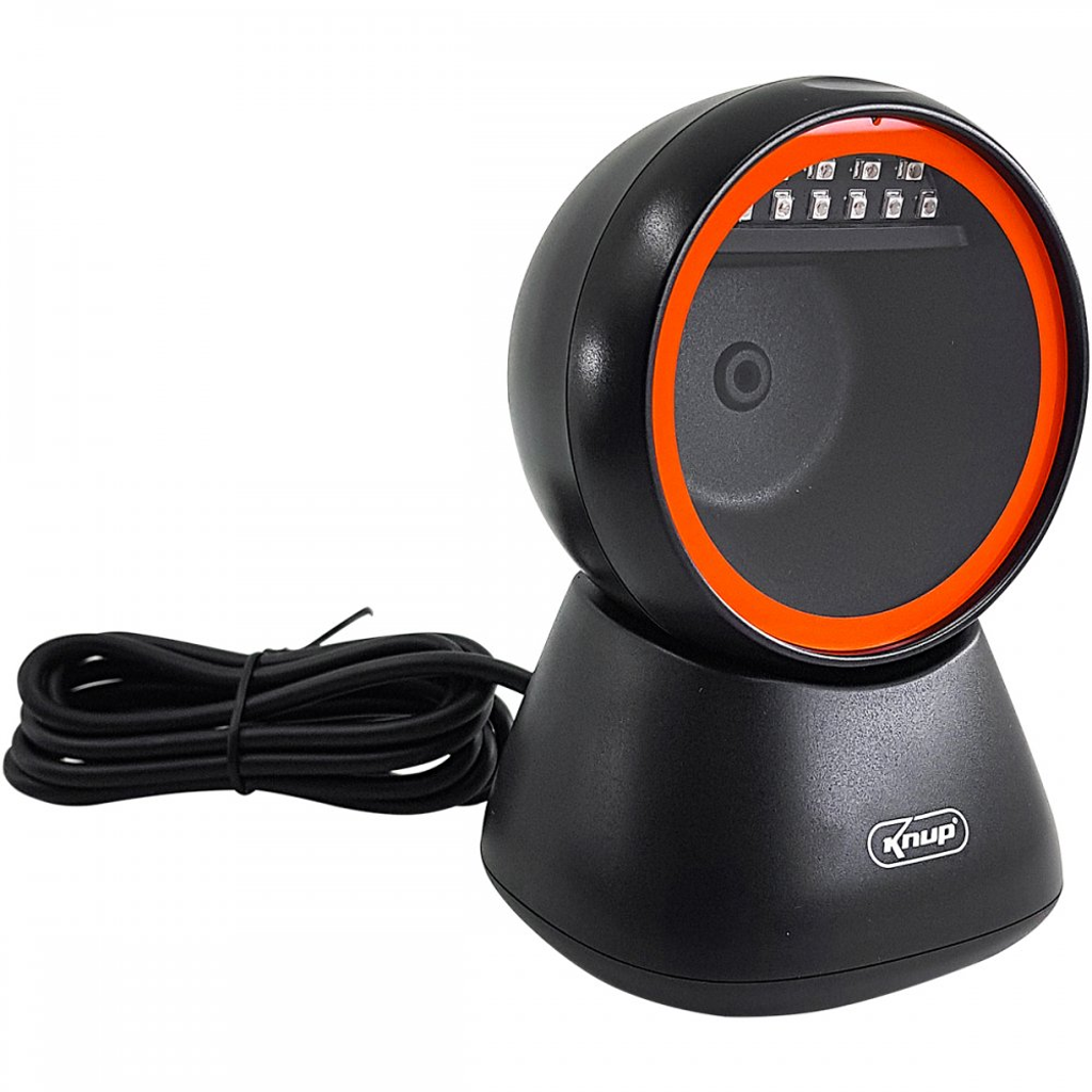 Leitor Código de Barras Knup KP-LE709 1D 2D CMOS USB QR Code