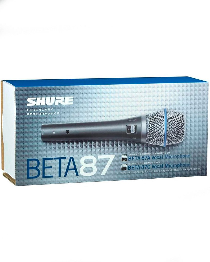Microfone Shure Beta 87A - Mais Store