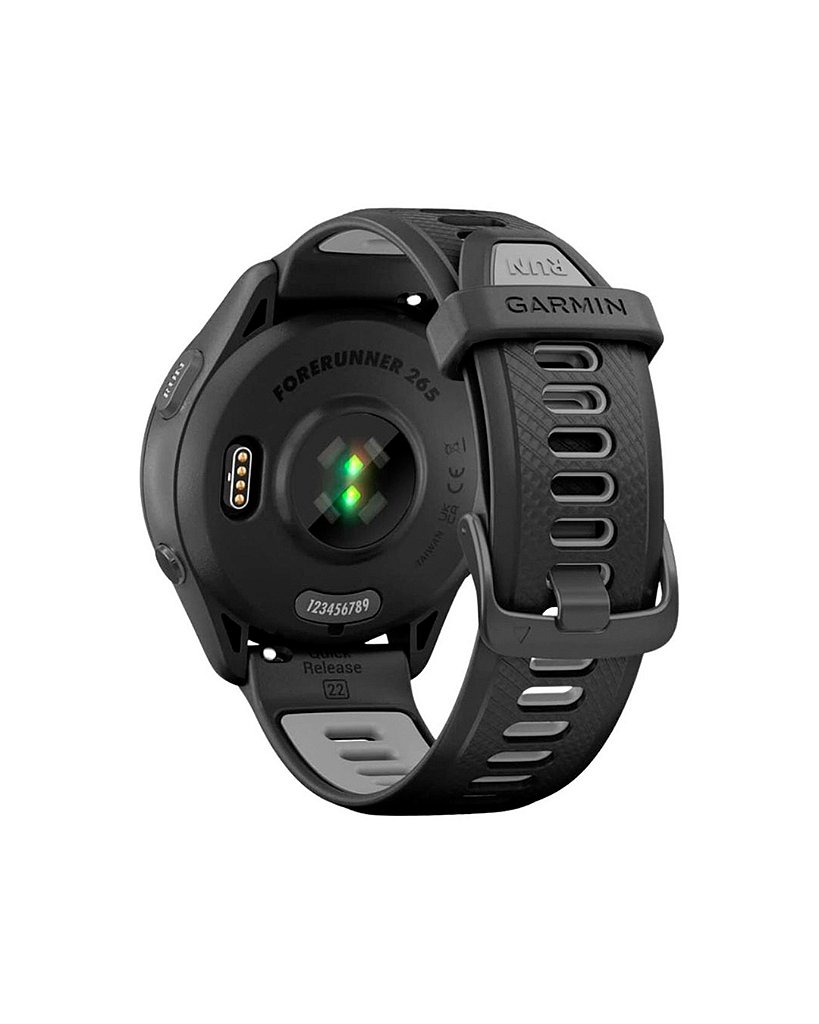 Relógio Garmin Forerunner 265 Music - Black/Powder Gray - 010