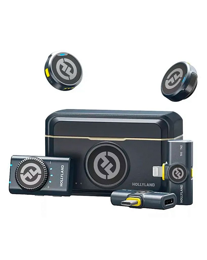 Microfone Hollyland Lark M2 Lightning / Tipo C (Combo) - Mais Store