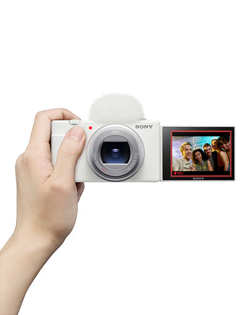 Câmera Sony ZV-1 II - Preto - Branco - Mais Store