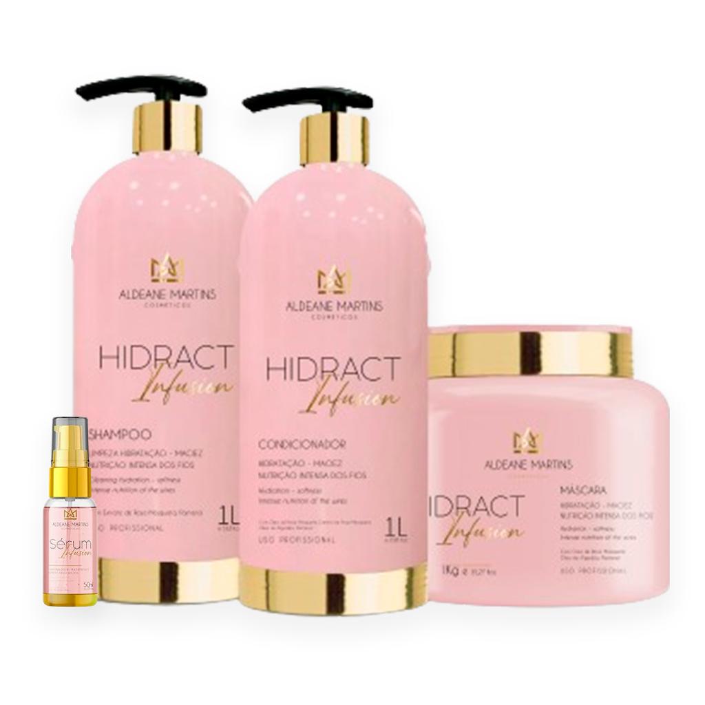 Kit Hidract Profissional Completo - AM Professional - Liso de Milhões