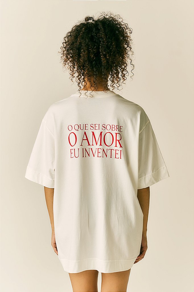 T-shirt DDGA Amor Preta - CICLOarte + Rico Dalasam - CÏCLOarte
