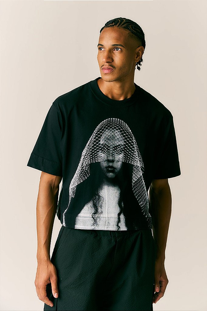 leinwande patchwork ruffled hem top ブラック leinwande patchwork ruffled hem top