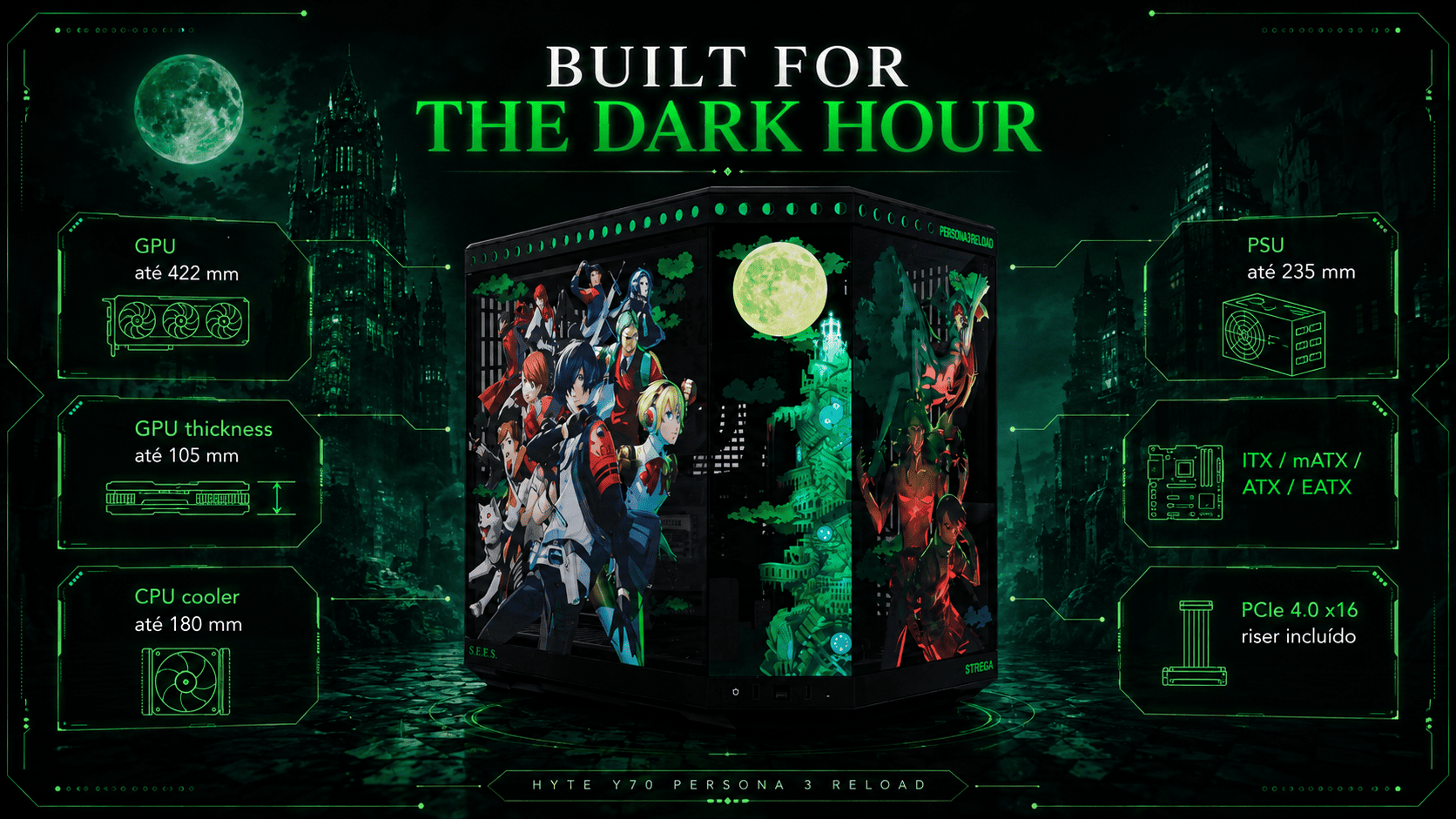 HYTE Y70 Persona 3 Reload - Built for the Dark Hour