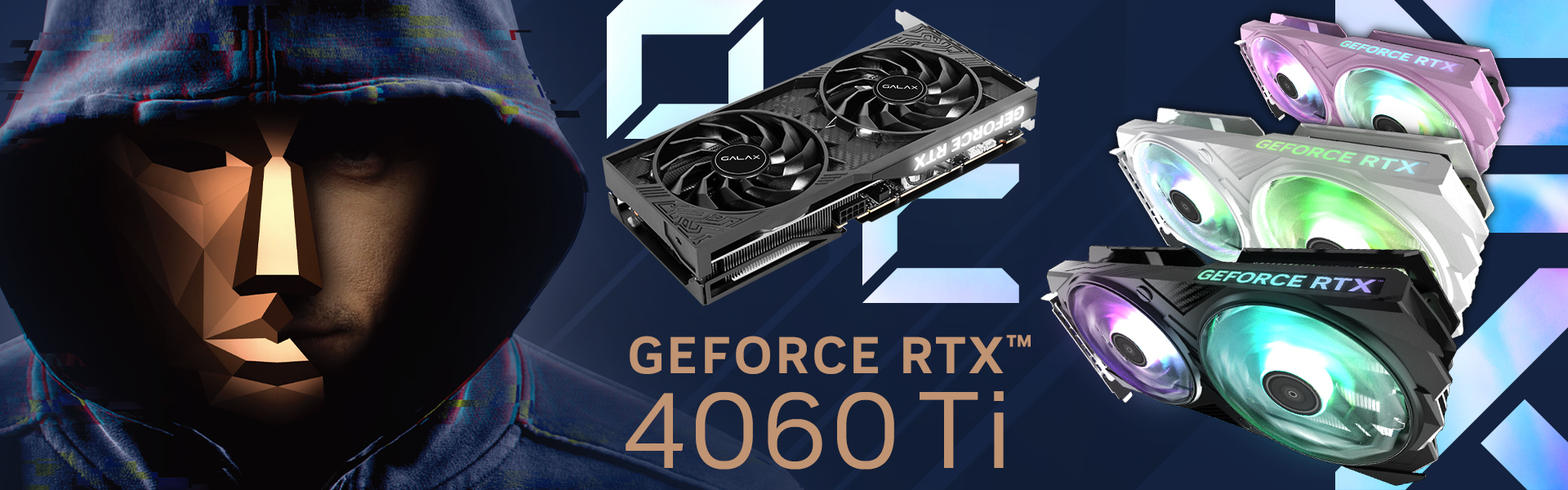 GALAX GeForce RTX™ 4060 Ti 16GB EX White