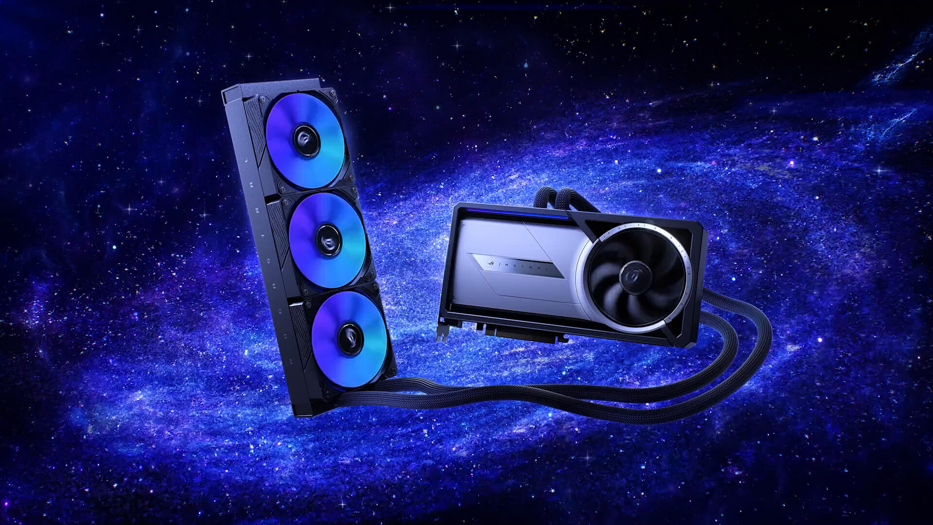 ASUS ROG Astral LC GeForce RTX 5090 com radiador AIO de 360mm