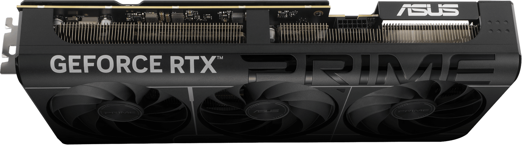 Sistema de refrigeração da ASUS Prime RTX 5070 Ti com três fans Axial-tech