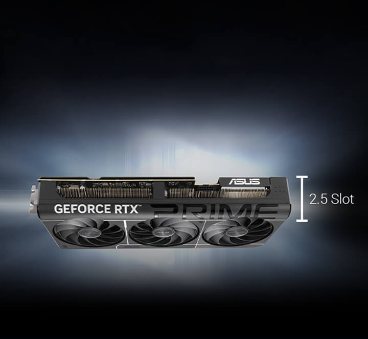 Design SFF-Ready de 2.5 slots da ASUS Prime RTX 5070 Ti