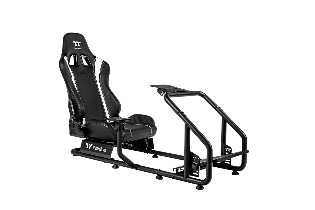 Cockpit Simulador de Corrida Thermaltake GR300 Preto com assento em PVC
