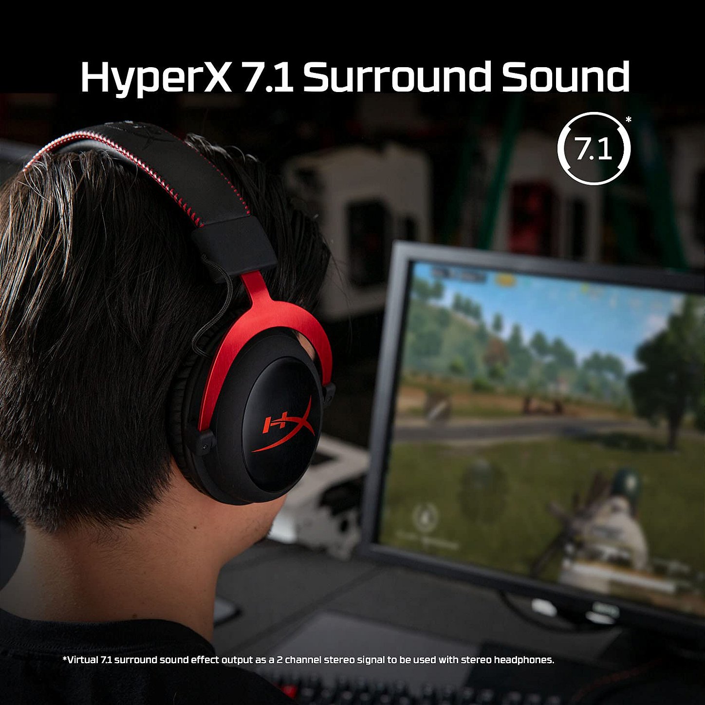 Headset Gamer Hyperx Cloud II, Kingston, KHX-HSPC-RD, Preto e Vermelho |  Amazon.com.br