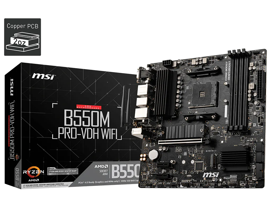 MSI B550M PRO-VDH WiFi