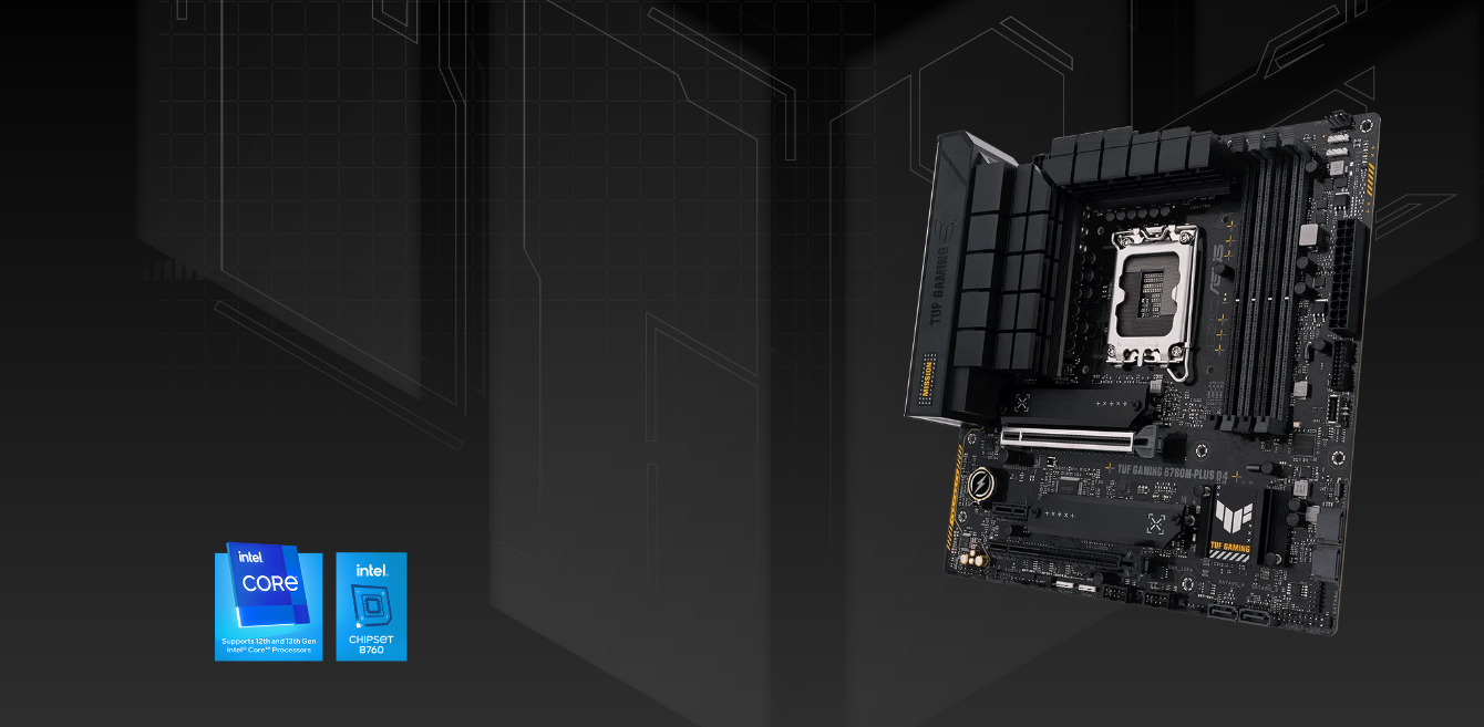 ASUS TUF GAMING B760M-PLUS D4, Mainboard