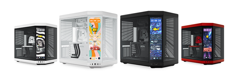 Interior do HYTE Y70 Touch Infinite
