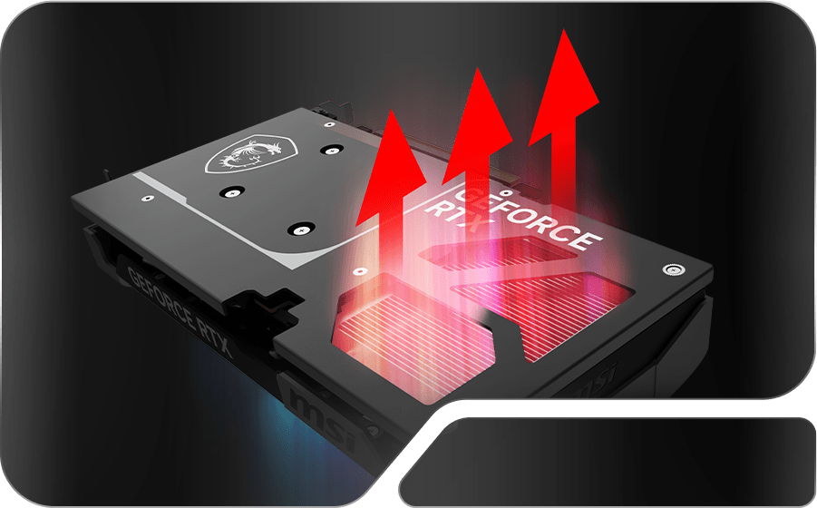 MSI Backplate metálico