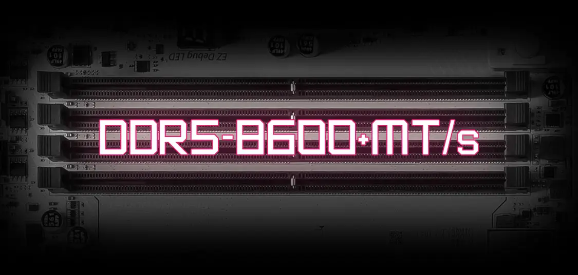 Memória DDR5 da MSI MPG X870E Edge TI WiFi