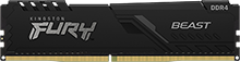 Memória Kingston FURY Beast Black DDR4 16GB
