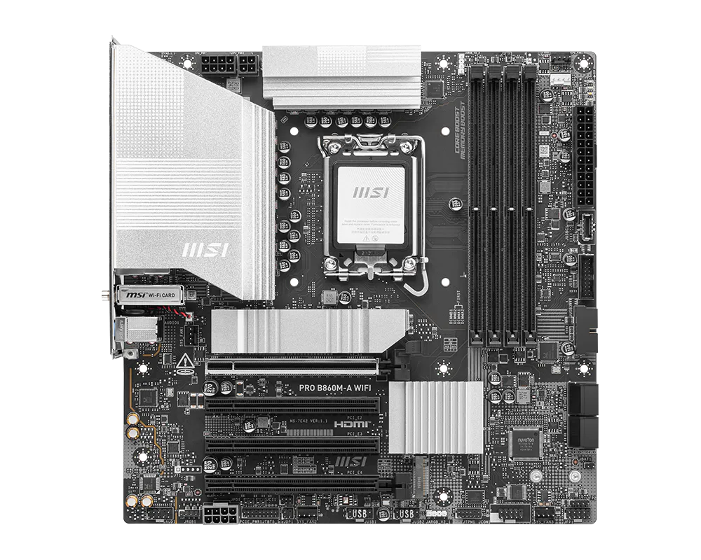 MSI PRO B860M-A WIFI - detalhe