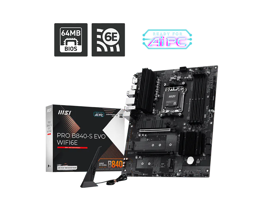 MSI PRO B840-S EVO WIFI6E