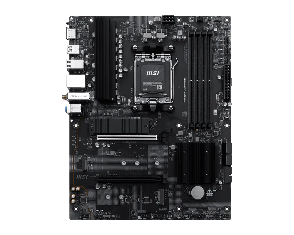 MSI PRO B840-S EVO WIFI6E - detalhe