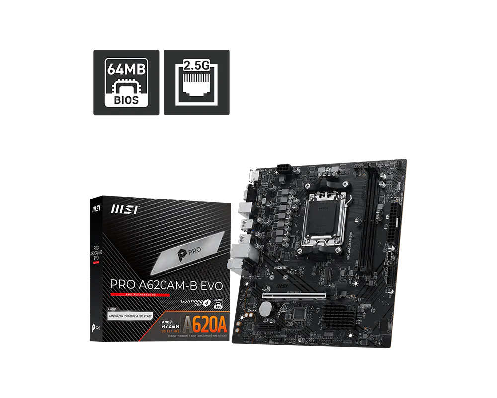 MSI PRO A620AM-B EVO