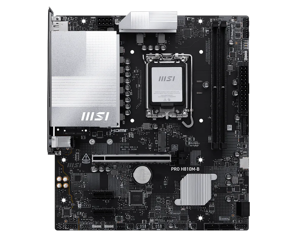 MSI PRO H810M-B - detalhe