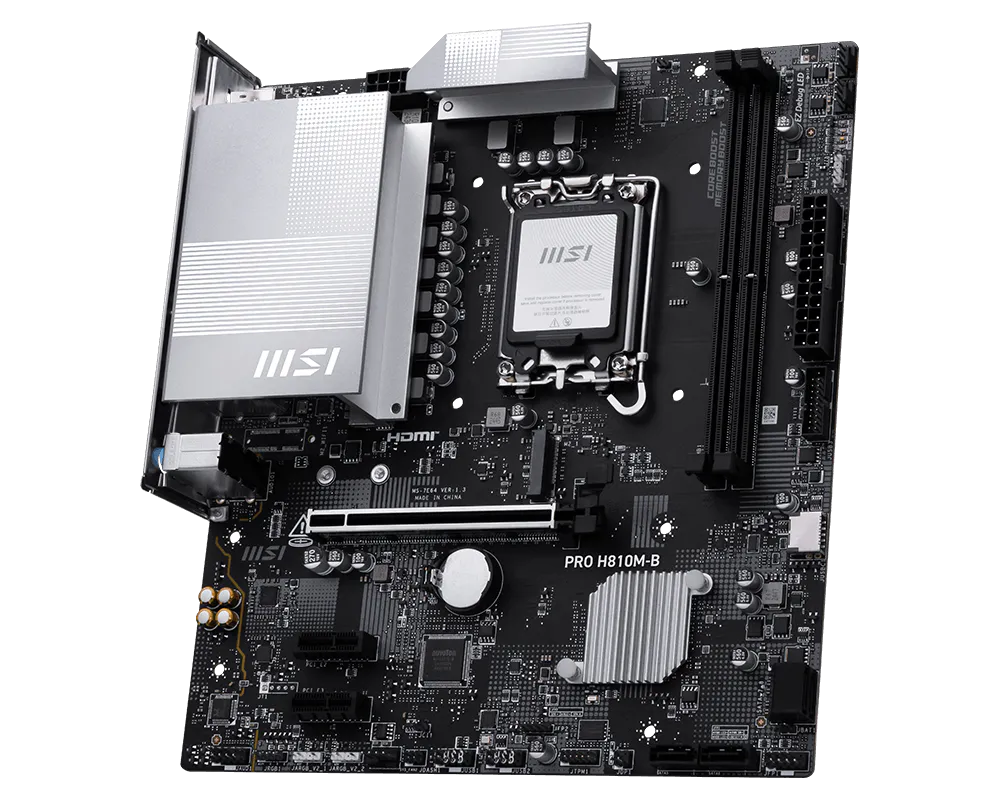 MSI PRO H810M-B - vista de portas traseiras