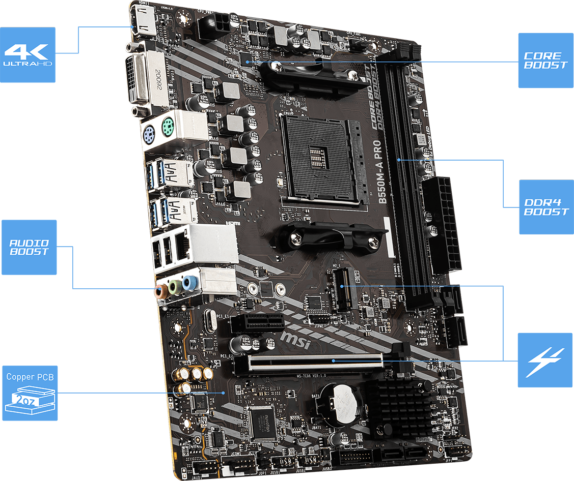 MSI B550M-A PRO
