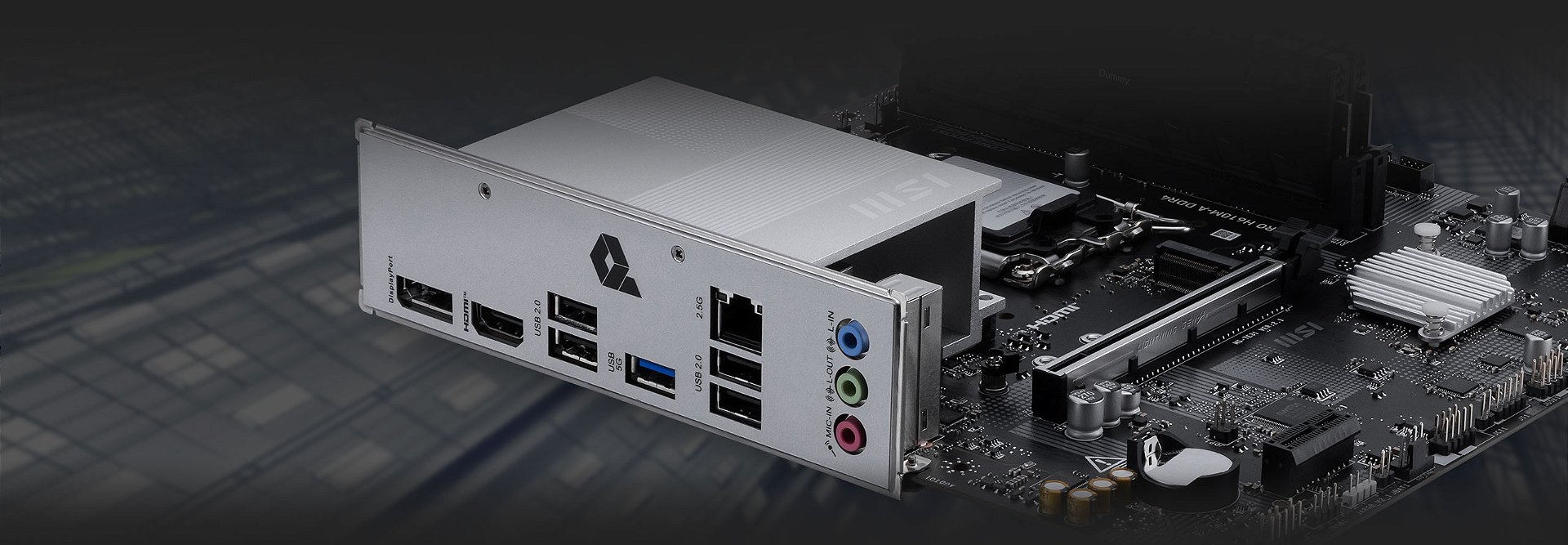 Conectividade da MSI PRO H610M-A DDR4