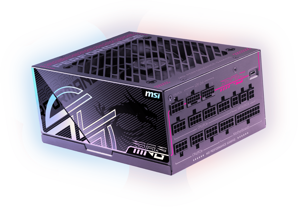 Fonte MSI MPG Ai1600TS PCIE5 1600W