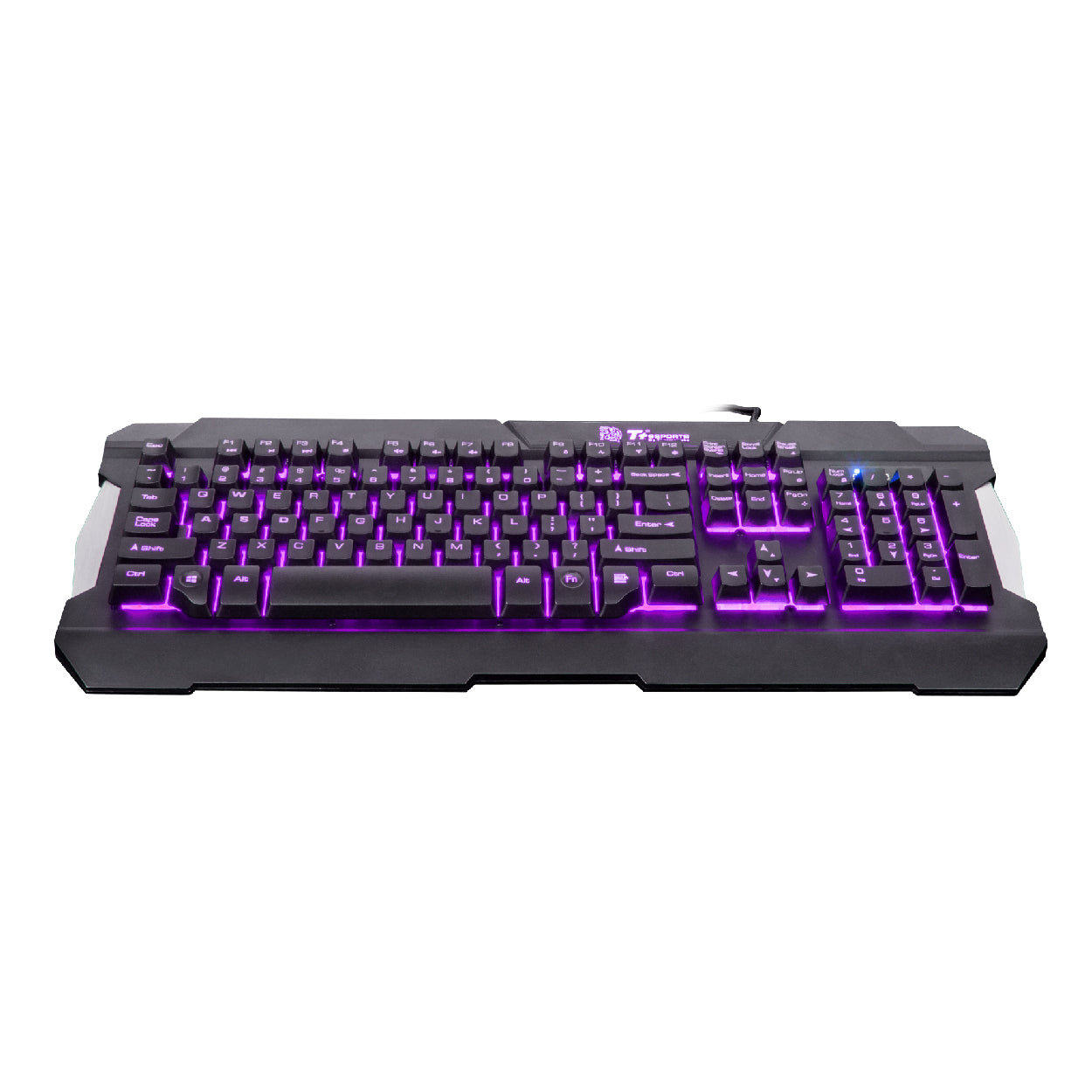 Detalhe das teclas do Thermaltake Commander Combo