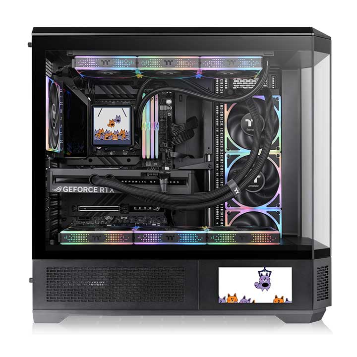 Painel LCD Thermaltake View 600 Preto