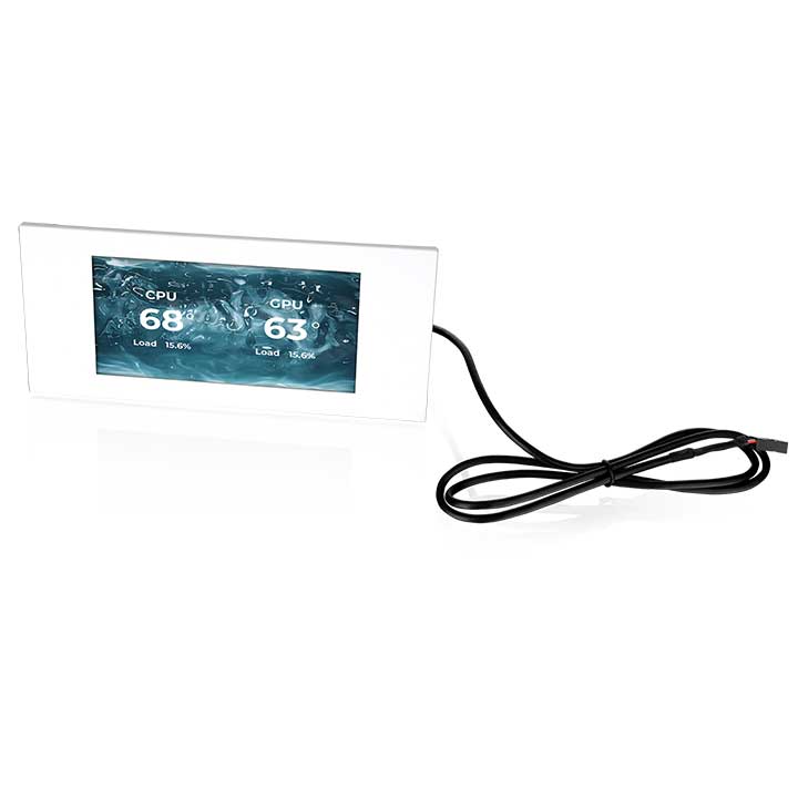 Painel LCD Thermaltake View 600 Snow Branco